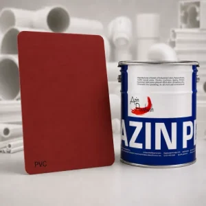 رنگ رویه قرمز اخرائی مخصوص PVC