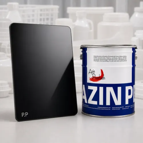رنگ رویه مشکی براق مخصوص PP