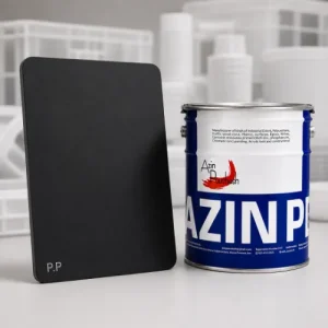 رنگ رویه مشکی مات مخصوص PP