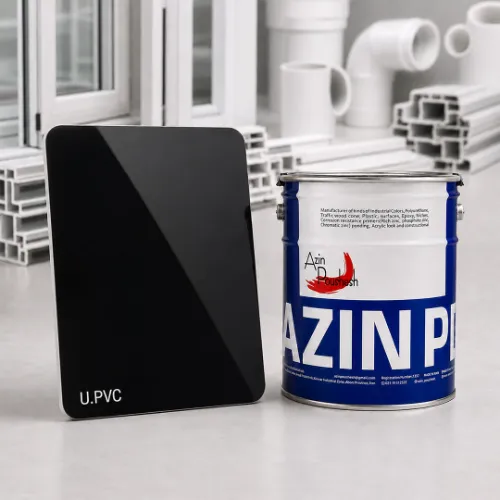 رنگ مشکی براق مخصوص سطوح U.PVC